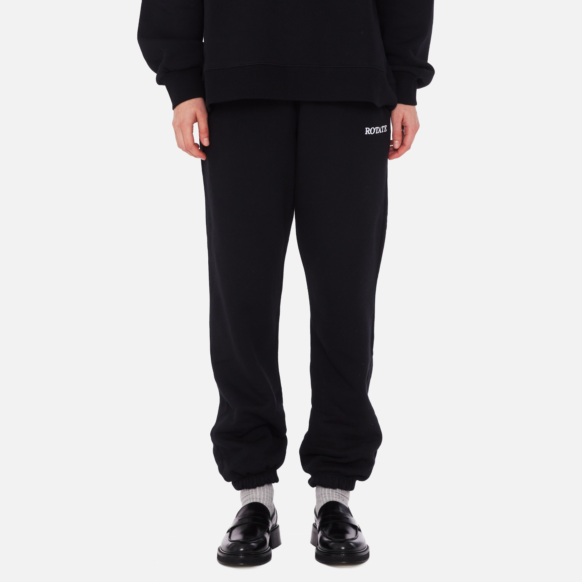 Rotate Sunday Organic Cotton Logo Sweatpants - L | Coggles | Coggles (Global)