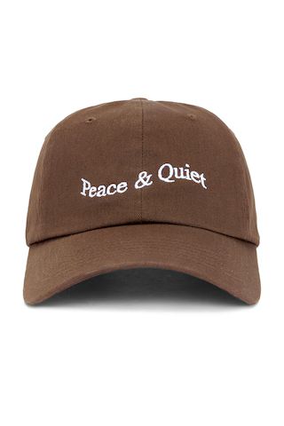 Museum of Peace and Quiet Wordmark Dad Hat in Brown from Revolve.com | Revolve Clothing (Global)