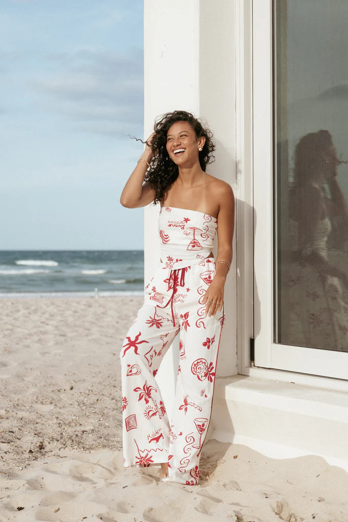 Malta Pant - Red | Petal & Pup (US)