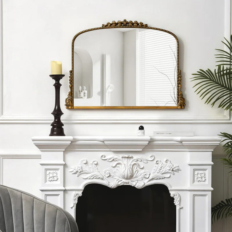 House of Hampton Euri Arch Vintage Wall Mirror Decorative Mirrors & Reviews | Wayfair | Wayfair North America