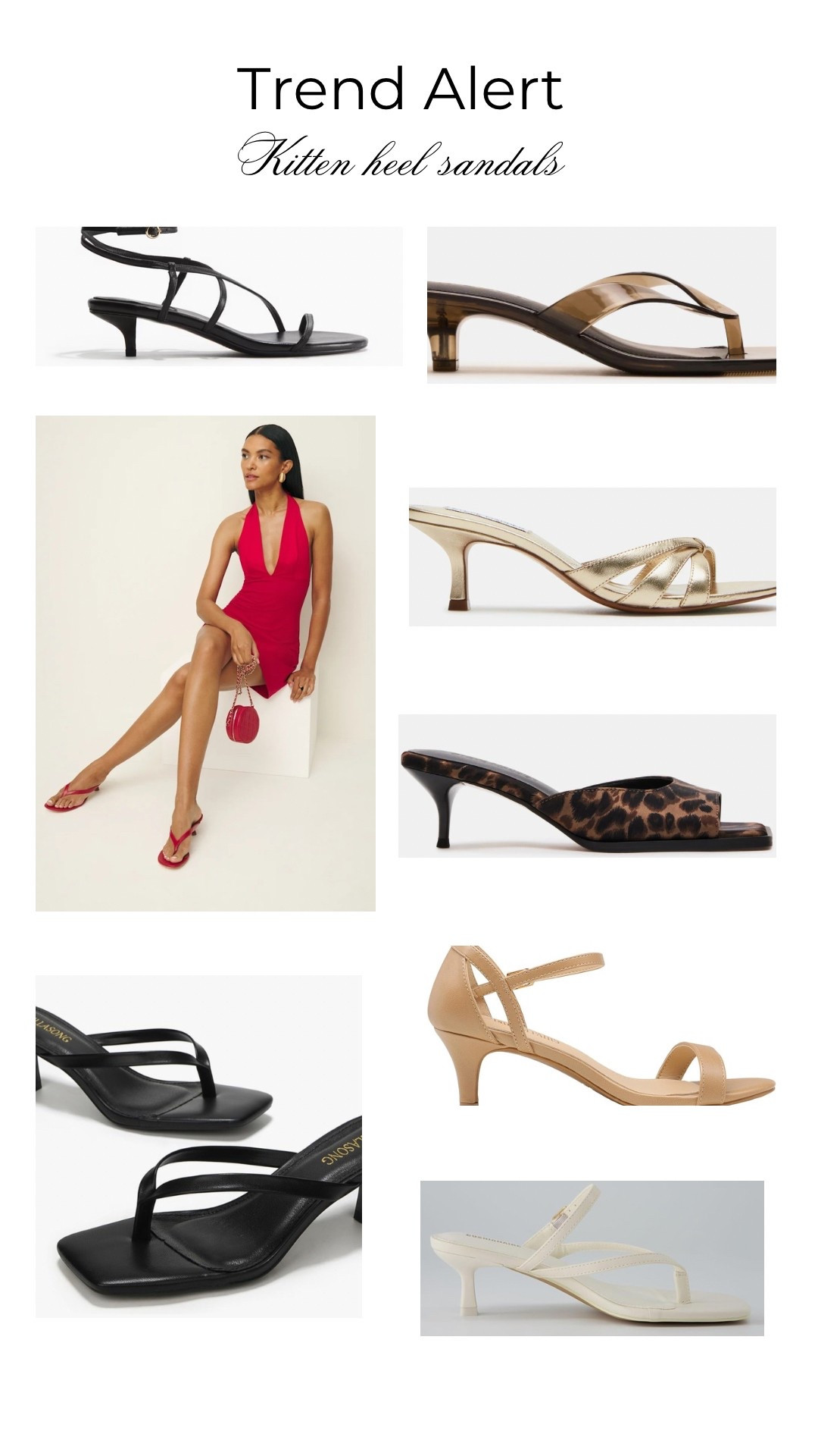 Kitten heel sandals 

#LTKstyletip #LTKpartywear #LTKsummer