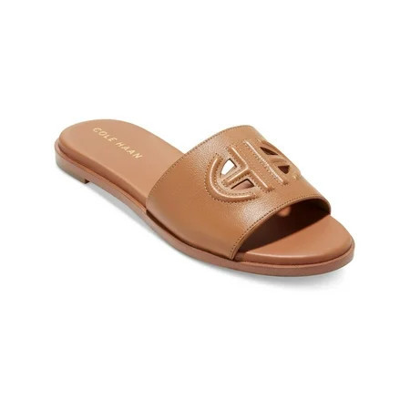 Cole Haan Womens FLYNN Leather Slip on Flatform Sandals | Walmart (US)