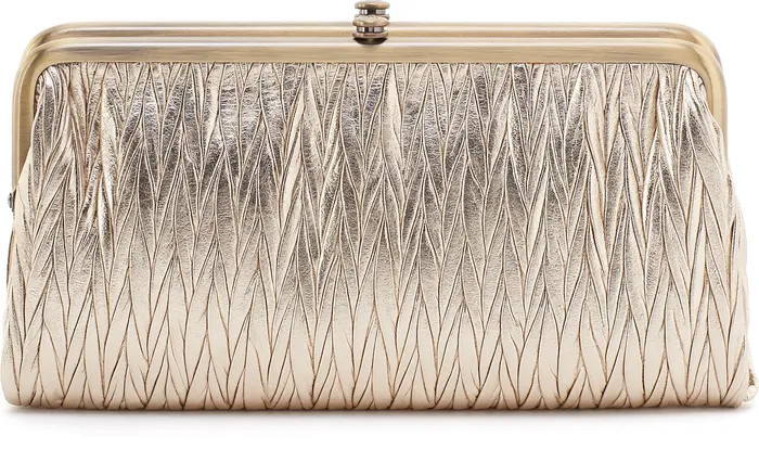 HOBO Lauren Leather Double Frame Clutch | Nordstrom | Nordstrom
