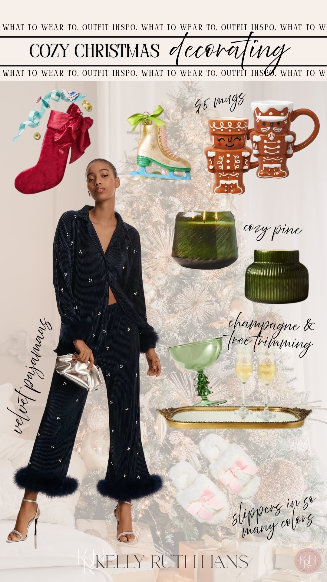 Cozy decorating for Christmas outfit idea 

#LTKHoliday