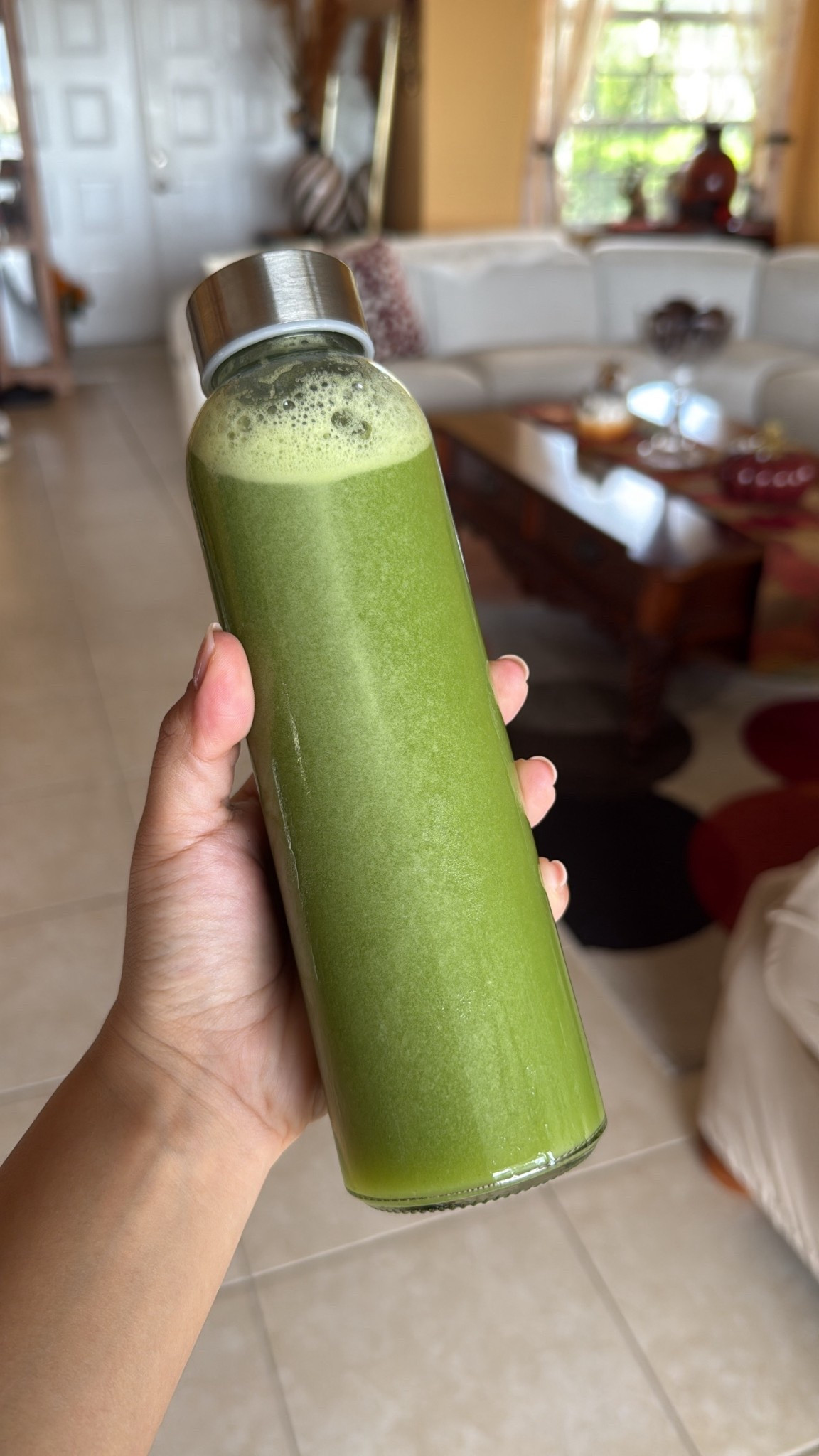 This morning I decided to make a green juice because I needed a little detox from my weeks of traveling. 

I absolutely love to make myself a juice and have my body just clean itself out. I keep it super simple only add celery, cucumbers, green apples, kale and a pinch of turmeric. 

#LTKHome