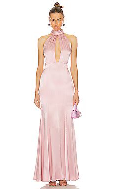 Lovers and Friends Bridgette Gown in Clay Pink from Revolve.com | Revolve Clothing (Global)