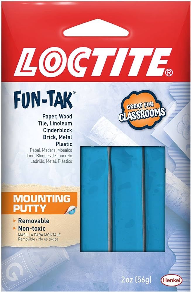 Loctite Fun-Tak Mounting Putty, 2 oz | Amazon (US)
