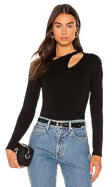 krisa Cutout Top in Black from Revolve.com | Revolve Clothing (Global)