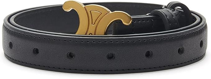 LEJUEKA Womens Belt, Leather belts 0.9'' Wideth Retro Fashion Skinny Thin Waist Belt for Jeans Pa... | Amazon (US)