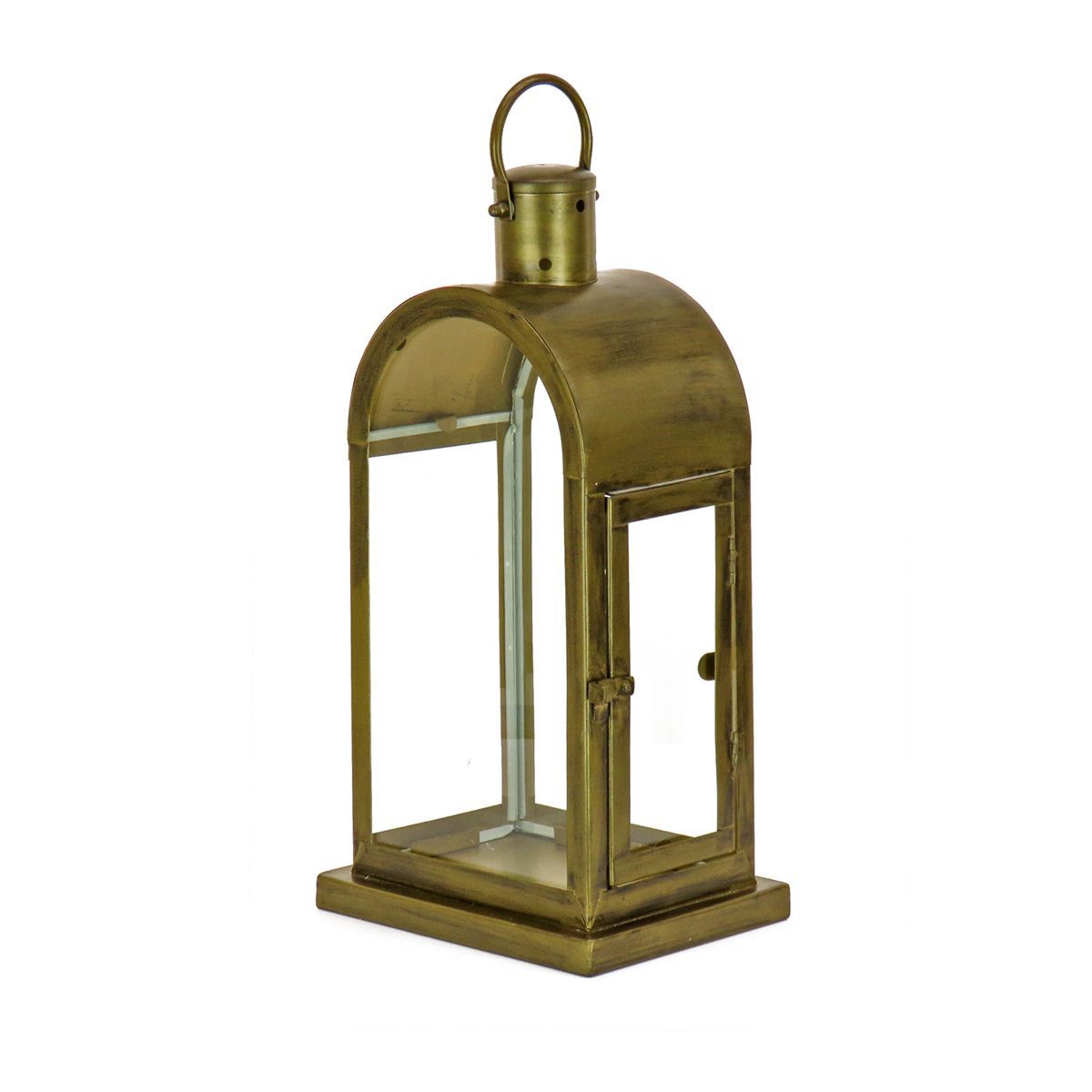 HGTV Home Collection Arched Candle Lantern, Christmas Themed Home Decor, Small, Antique Bronze, 1... | Target
