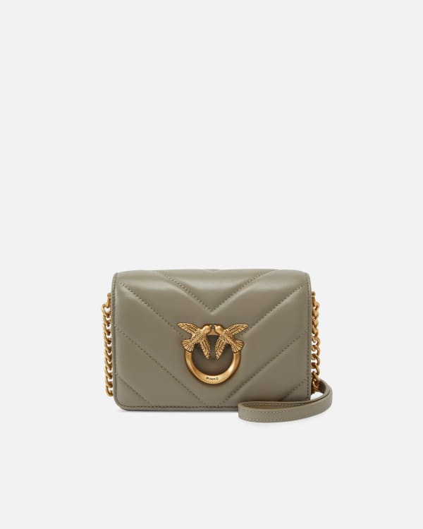 Mini Love Bag Click Big Chevron | PINKO (Global)