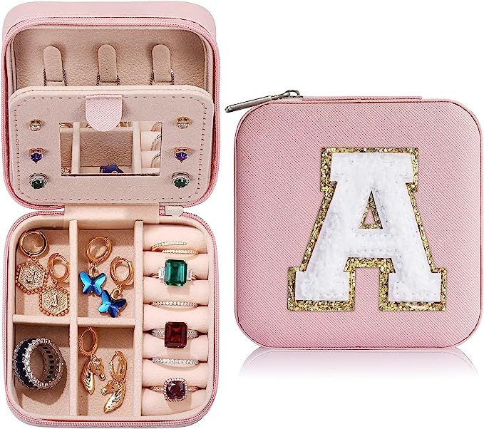 Graduation Gifts for Women Girls - Travel Jewelry Case for Women, Small Jewelry Travel Case| Mini... | Amazon (US)