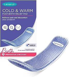 Lansinoh Cold & Warm Perineal Relief Pads - Reusable Freezer Microwave Post-Birth Cooling Pads Po... | Amazon (UK)