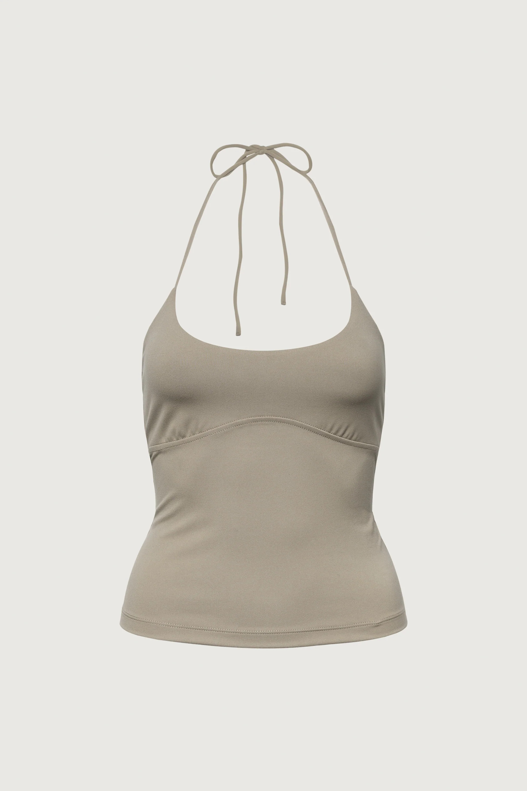 SCOOP NECK HALTER TOP | OAK + FORT