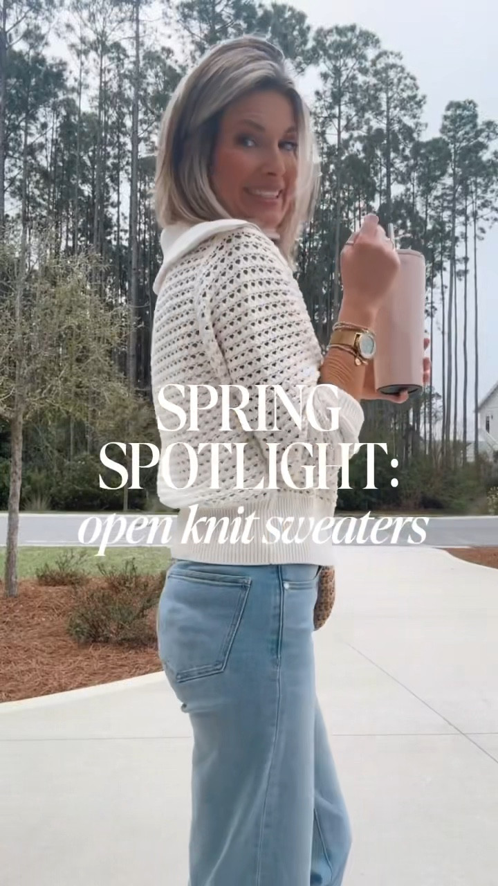 An open knit sweater or top is a spring closet staple for me! Sharing my current favs

#LTKOver40 #LTKSeasonal #LTKTall