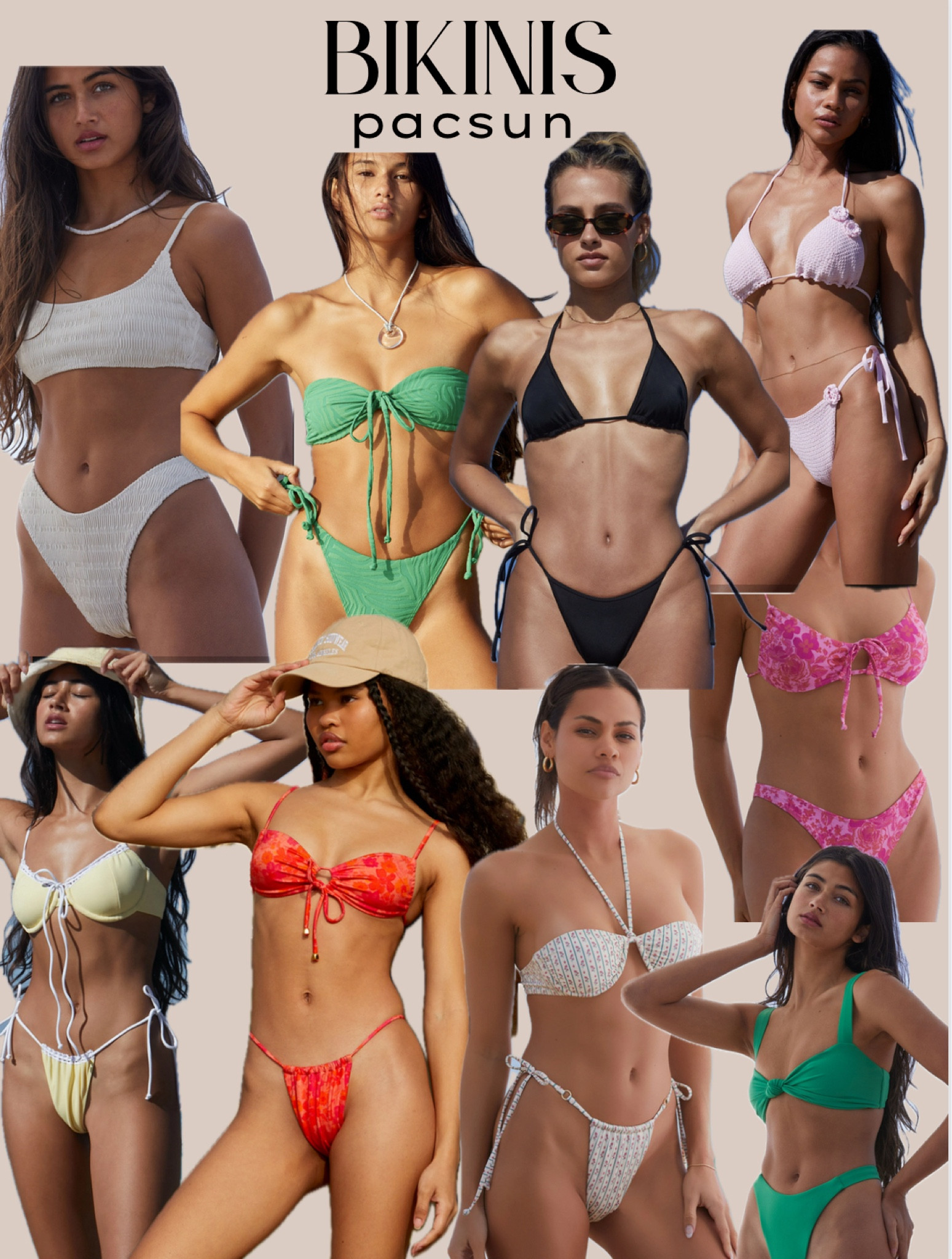 Pacsun bikinis! They’re currently 30% off!

#LTKSeasonal #LTKstyletip #LTKswim