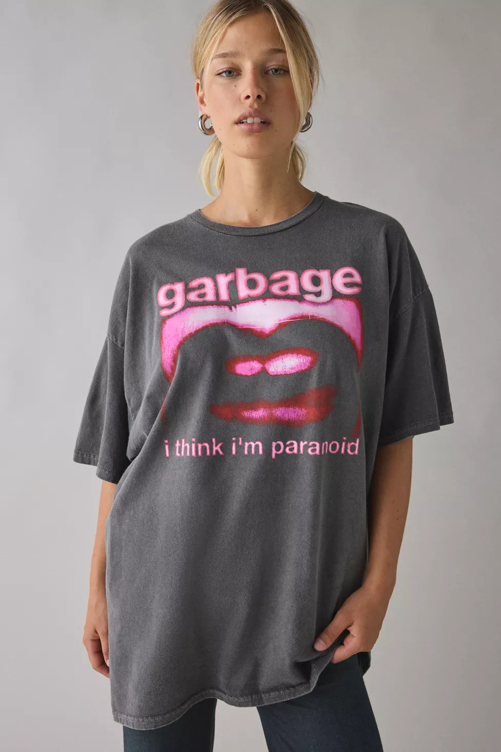 Garbage Band Paranoid Graphic T-Shirt Dress | Urban Outfitters (US and RoW)