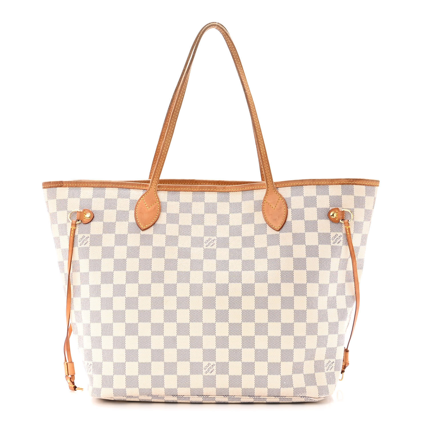 Damier Azur Neverfull MM | FASHIONPHILE (US)