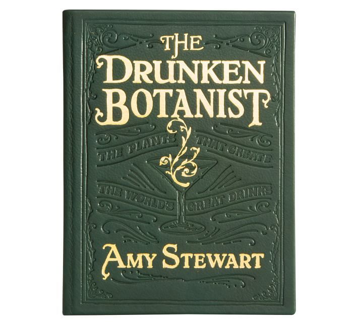 Drunken Botanist Leather Book, Green | Pottery Barn (US)