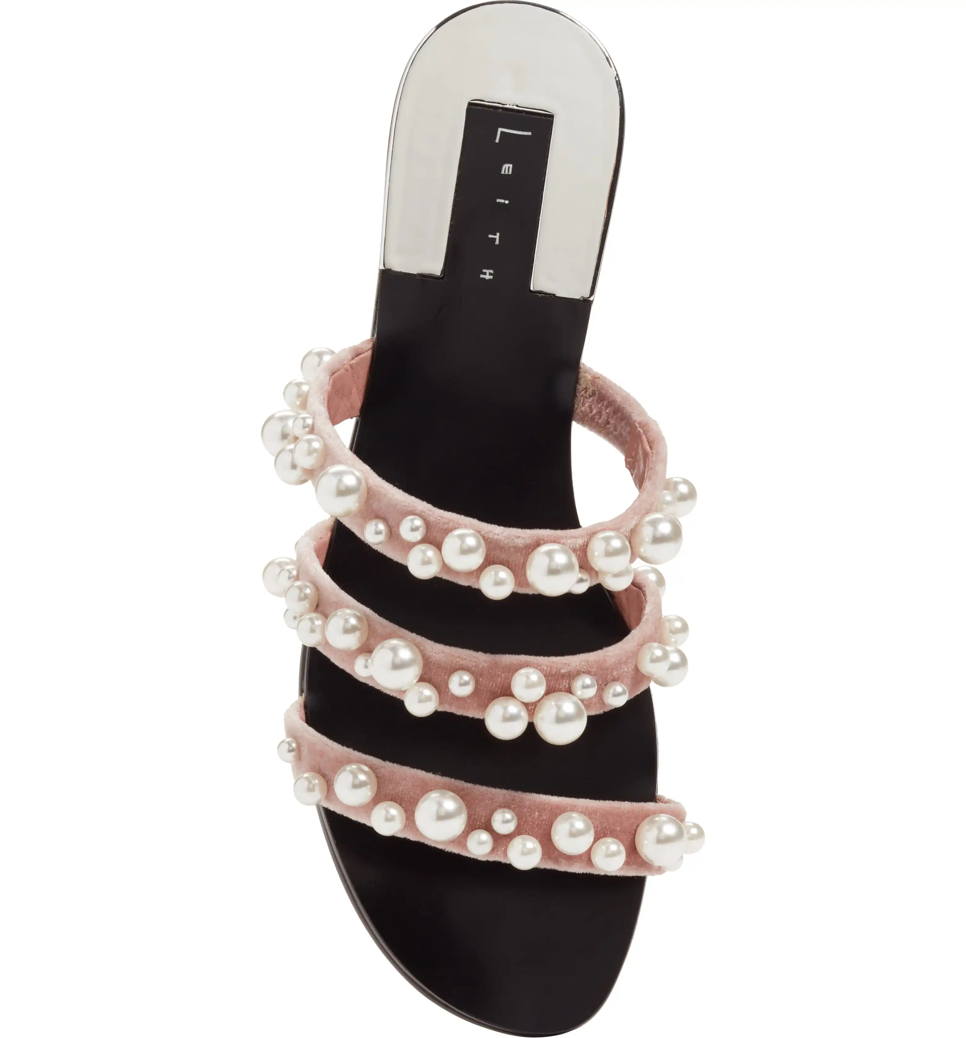 Stunner Embellished Strappy Slide Sandal | Nordstrom