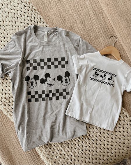 Mama + me checkered Mickey tees - love these for a Disney day! I did gray and had Ollie’s in white 🥰

Small shop, Disney style, checkered print, Disneyworld, Disney outfits, checker print, Mickey tees, Etsy find 

#LTKtravel #LTKkids