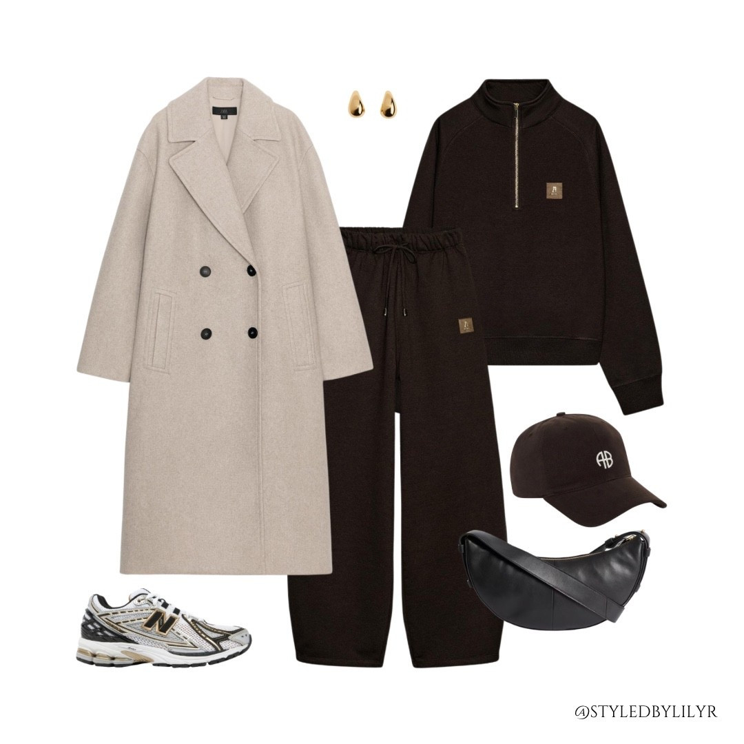 New in Zara tracksuit 🤎 

#LTKstyletip #LTKwinter #LTKuk