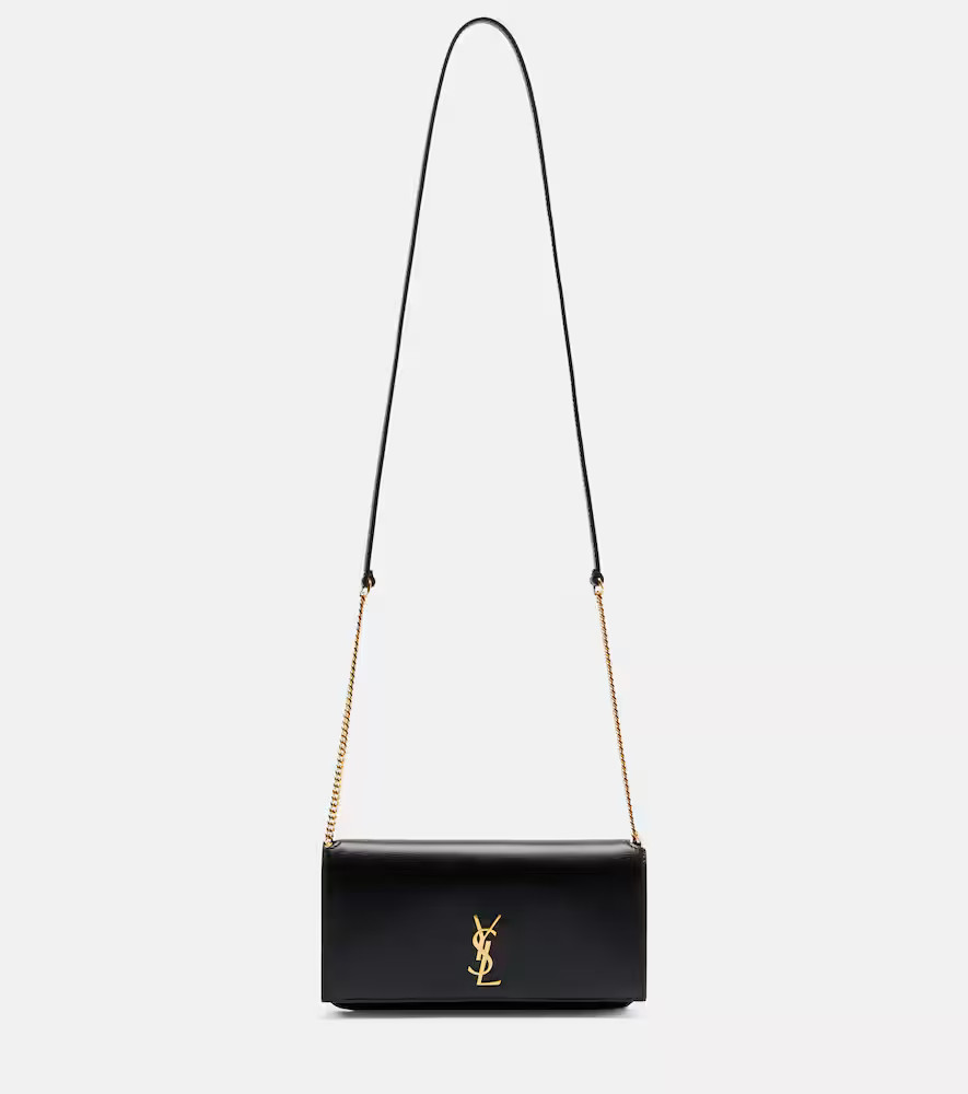 Saint Laurent Cassandre leather phone pouch | Mytheresa (US/CA)