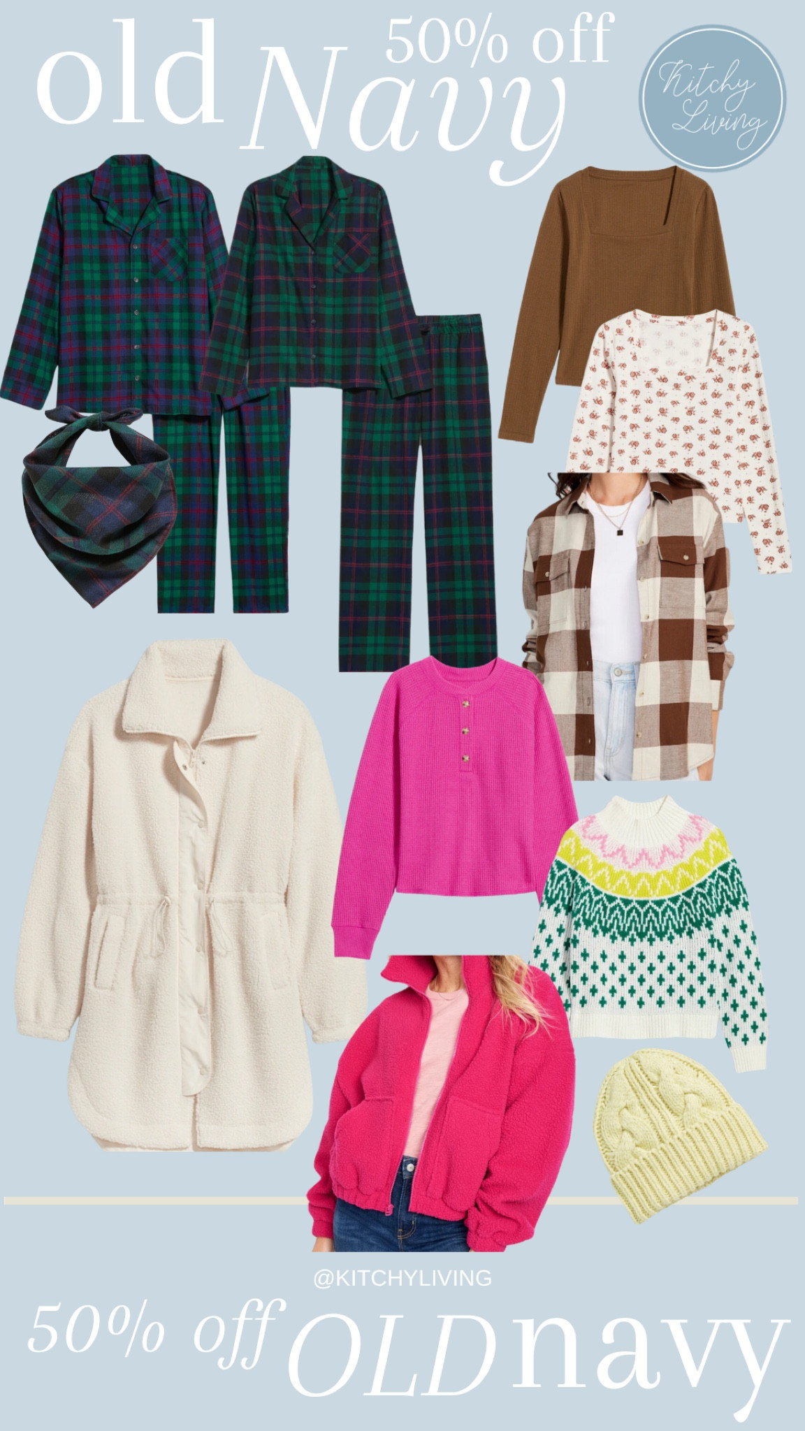 LAST NIGHT of 50% EVERYTHING at Old Navy and this is what was in my cart! Stock up on matching pjs for the fam  #oldnavy #oldnavysale 

#LTKHoliday #LTKsalealert #LTKSeasonal
