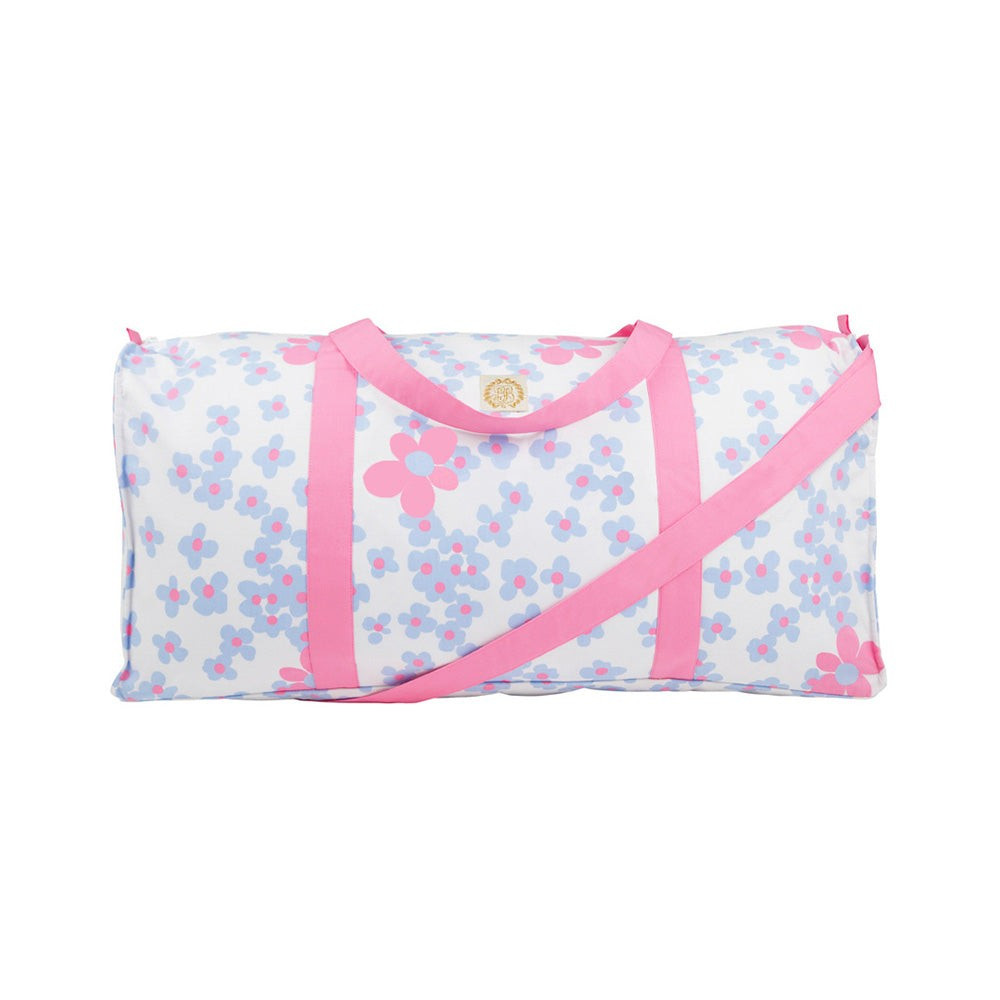 Logan's Long Weekend Bag - Brentwood Blooms with Hamptons Hot Pink | The Beaufort Bonnet Company