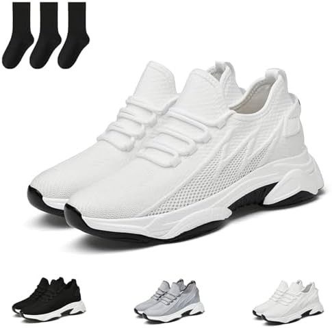 Tallure - Tenis deportivos para mujer y hombre, 1.6/2.4/3.1/3.9 pulgadas de altura, aumento invis... | Amazon (US)