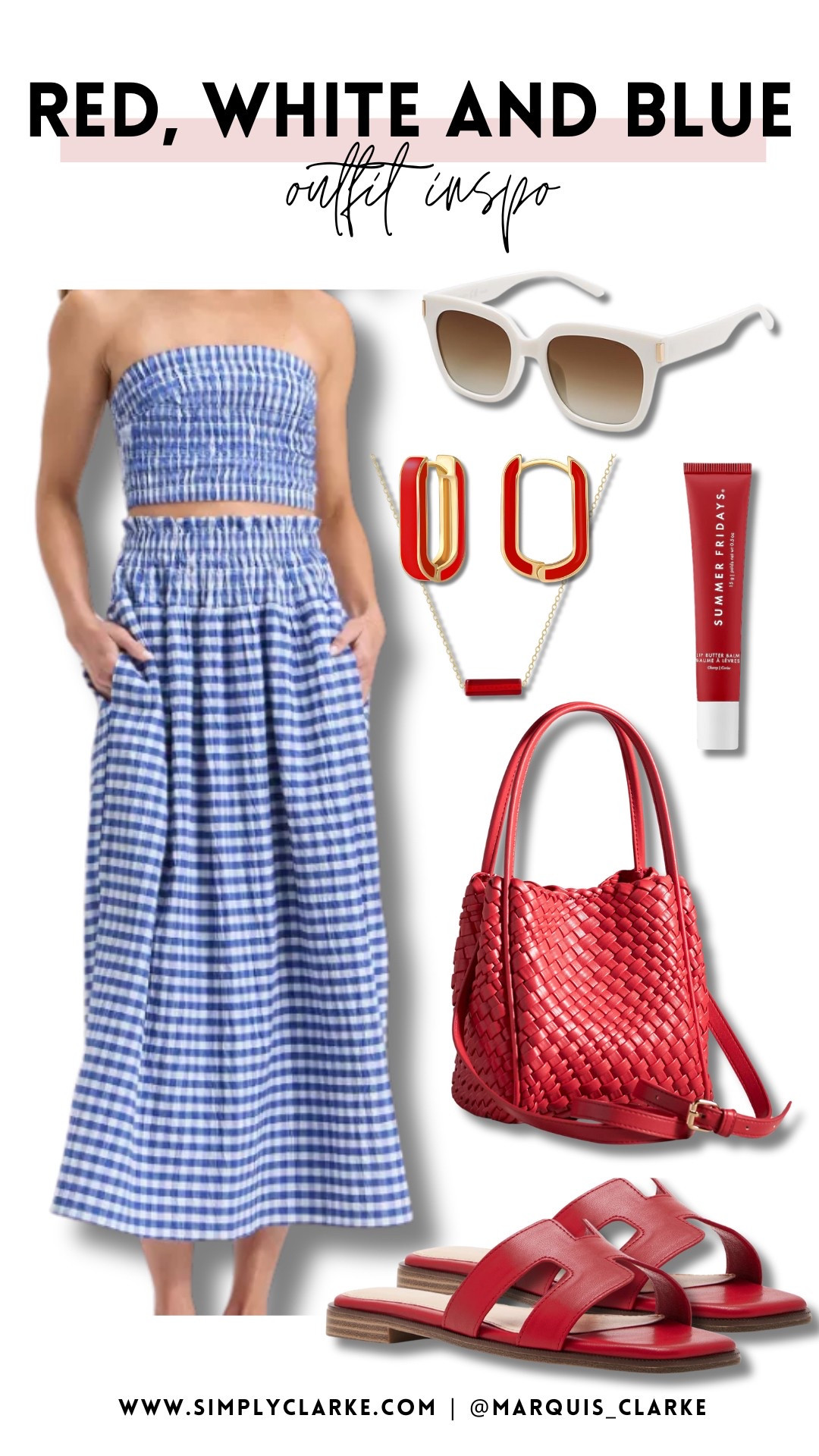 Red, white & so cute 💙🤍❤️ Perfect inspo for the 4th, summer BBQs, or any patriotic moment! Linking this festive look — including the cutest accessories — on my LTK 🇺🇸✨

#LTKSeasonal #LTKStyleTip #LTKSummerEdit