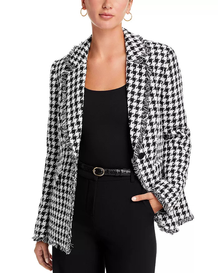 Notch Lapel Plaid Blazer | Bloomingdale's (US)