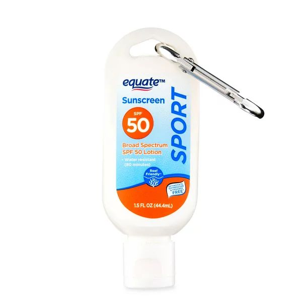 Equate Sport Broad Spectrum Sunscreen Lotion, SPF 50, 1.5 fl oz | Walmart (US)