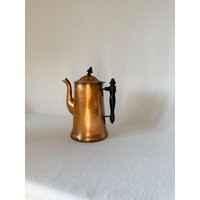 Vintage Old Copper Tea Kettle, & Wooden Handles Kitchen Shinny Rare Pot, Decoration, Old Pot | Etsy (US)