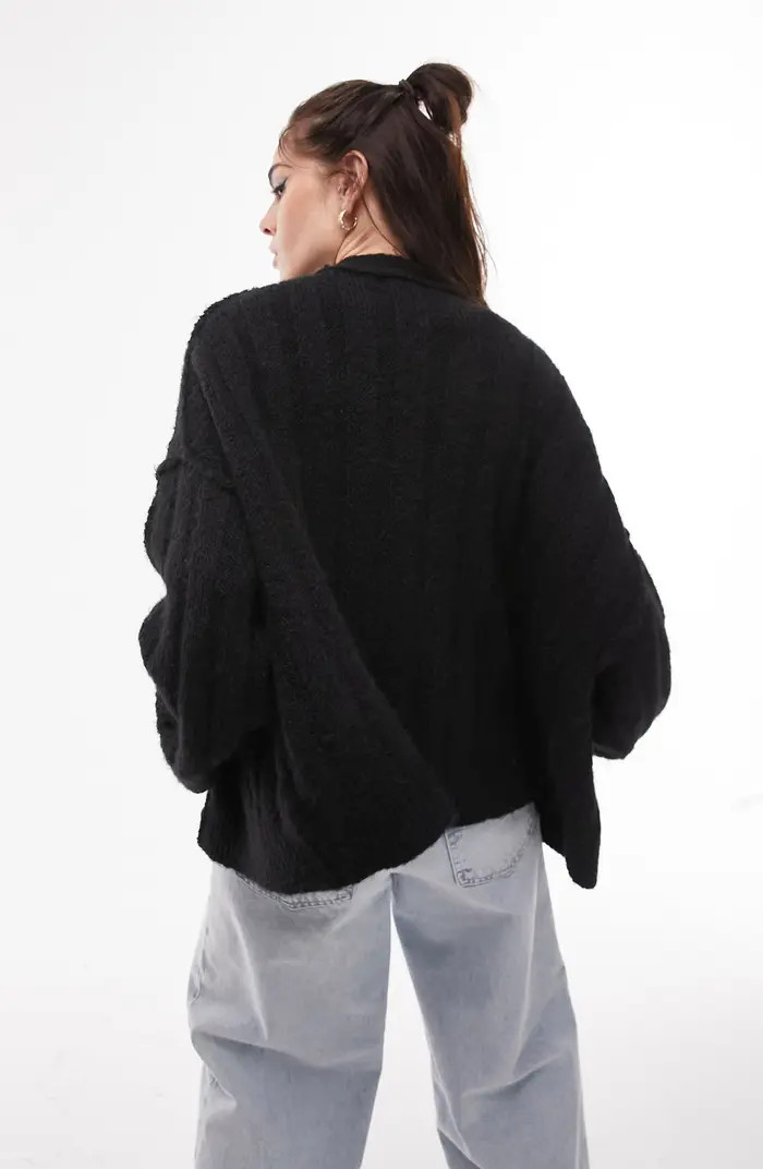 Fluffy V-Neck Cardigan | Nordstrom