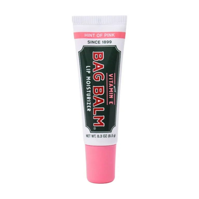 Vermont's Original Bag Balm Lip Moisturizer with Vitamin E, Hint of Pink, 0.3oz Tube | Walmart (US)