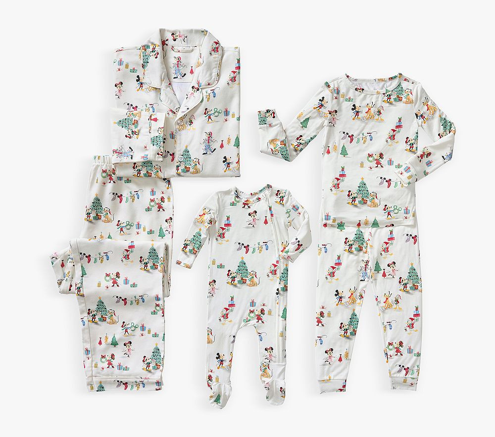 Disney Mickey Mouse and Friends Holiday Family Pajama Collection | Pottery Barn Kids