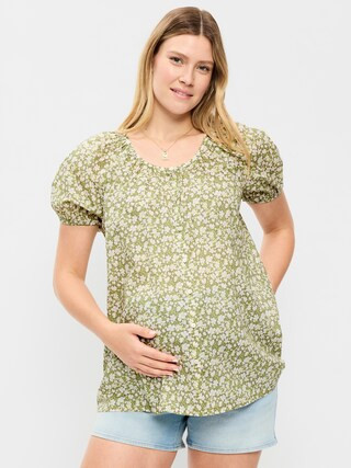 Maternity Airy Button-Down Top | Old Navy (US)