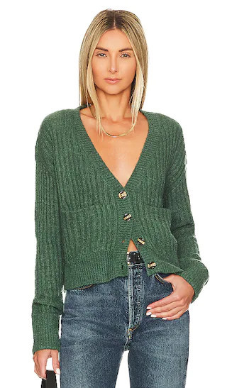 Lovers and Friends Caroline Cardigan in Green. - size M | Revolve Clothing (Global)