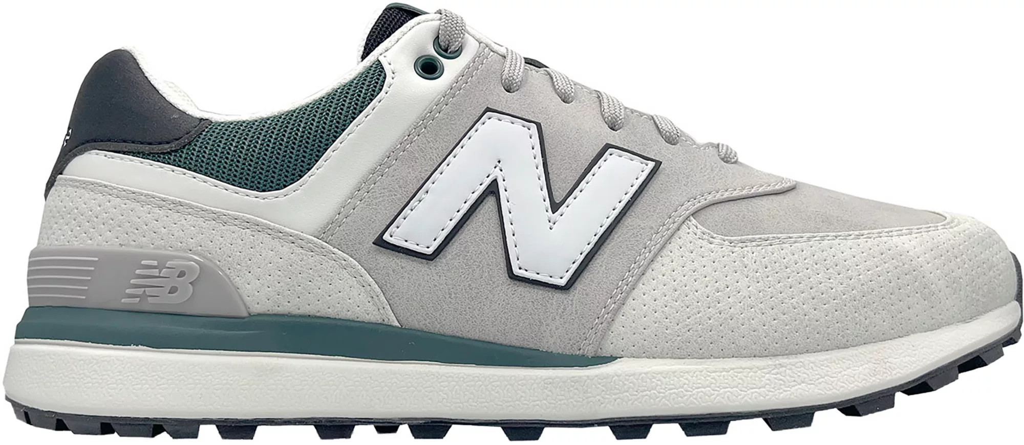 New Balance Men's 574 Greens V2 Golf Shoes, Size 8.5, Grey/Green | DICK'S Sporting Goods