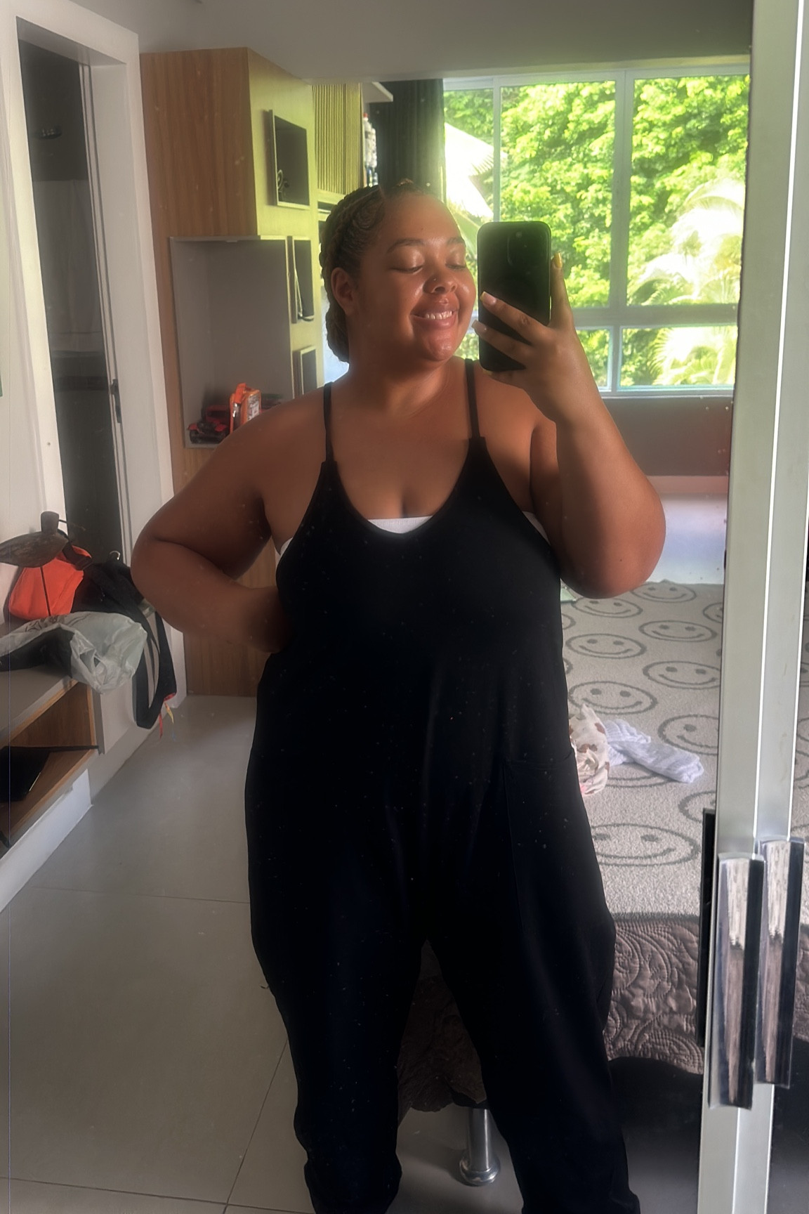 The best overalls ever!! So comfy and so soft!! I also wear a little tube top under it because I think it’s so cute!!

Wearing a XL in both! 

#LTKStyleTip #LTKMidsize #LTKPlusSize