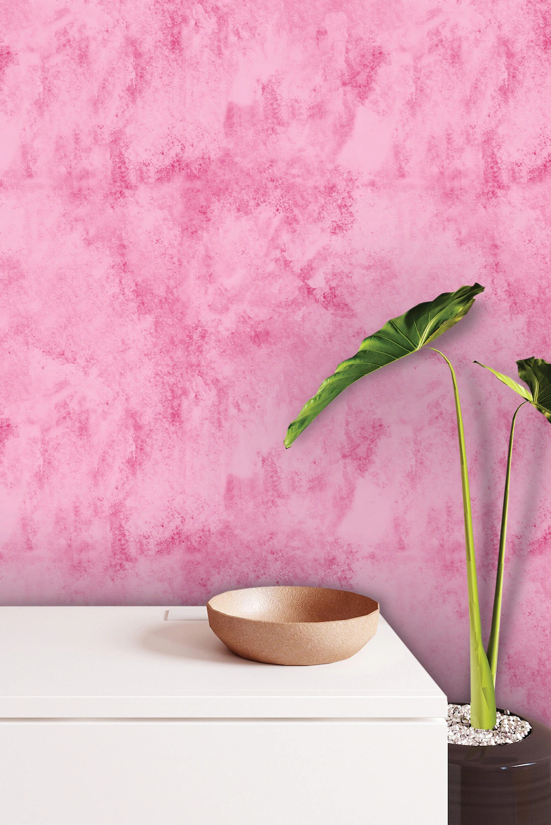 Pink Wallpaper Marble Watercolor Peel and Stick - Etsy | Etsy (US)