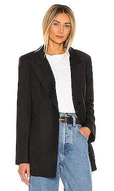 L'Academie The Pascale Blazer in Black from Revolve.com | Revolve Clothing (Global)