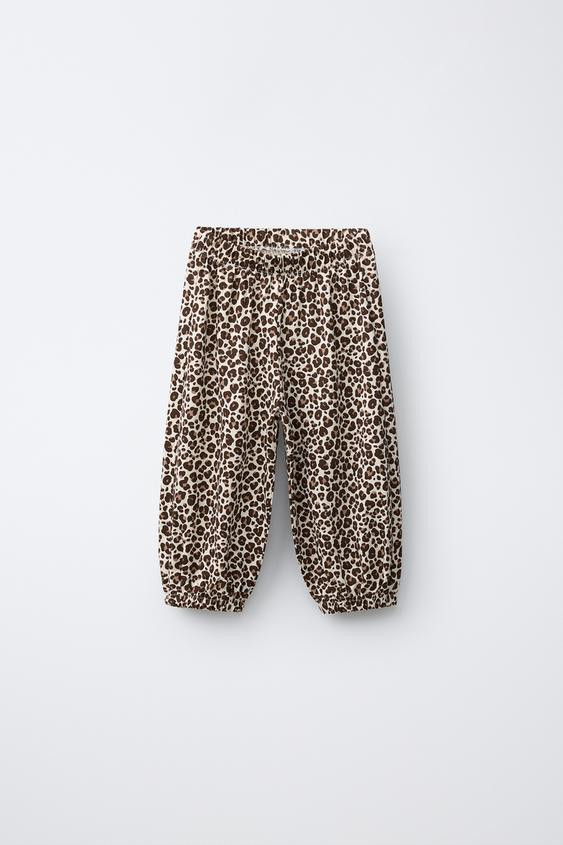 Zara - Animal Print Bloomers - Mauve - 6 Years (45,2 Inches) - Kids | Zara US