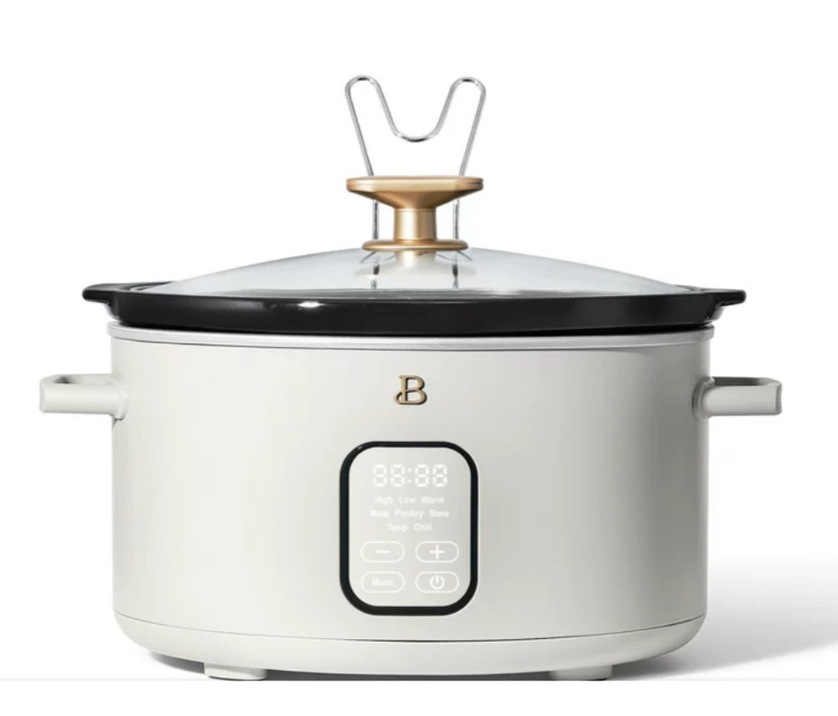 My new crockpot I got for Christmas. •Large 6 qt capacity 
•programmable 
•touch display 
•programmable countdown timer 
•5 preset slow cooking functions and 3 heat settings 

#LTKhome #LTKsalealert #LTKfamily