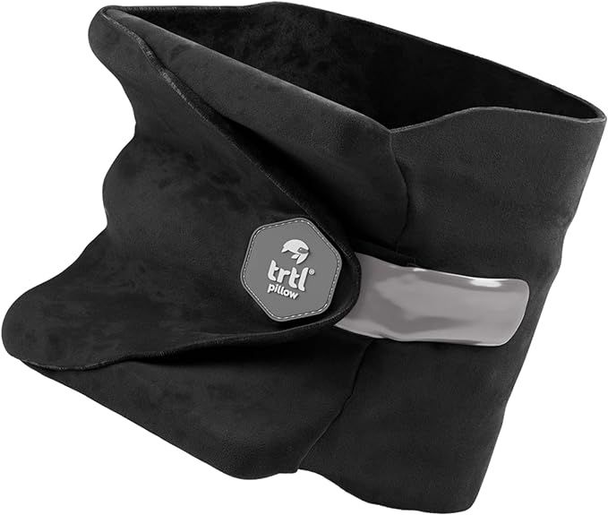 Trtl Pillow - Scientifically Proven Super Soft Neck Support Travel Pillow - Machine Washable (Bla... | Amazon (CA)