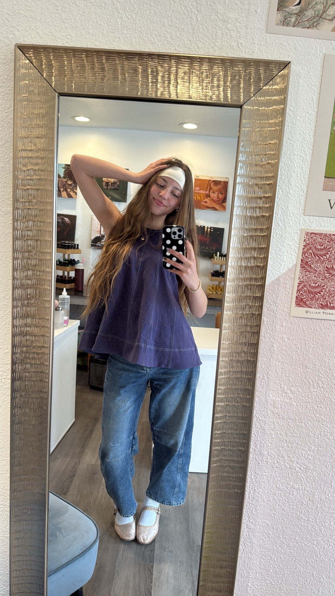 Ootd for brunch & nails🫶

Wearing xs top, color “elderberry"

#LTKootd