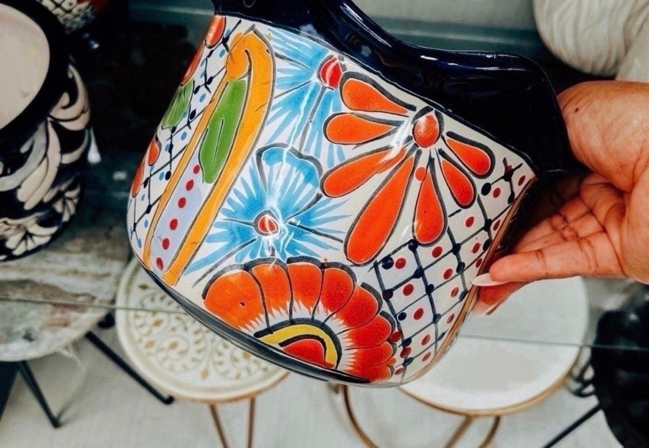Colorful ceramic pot for flowers! So gorgeous and vibrant!

#LTKHome #LTKSaleAlert