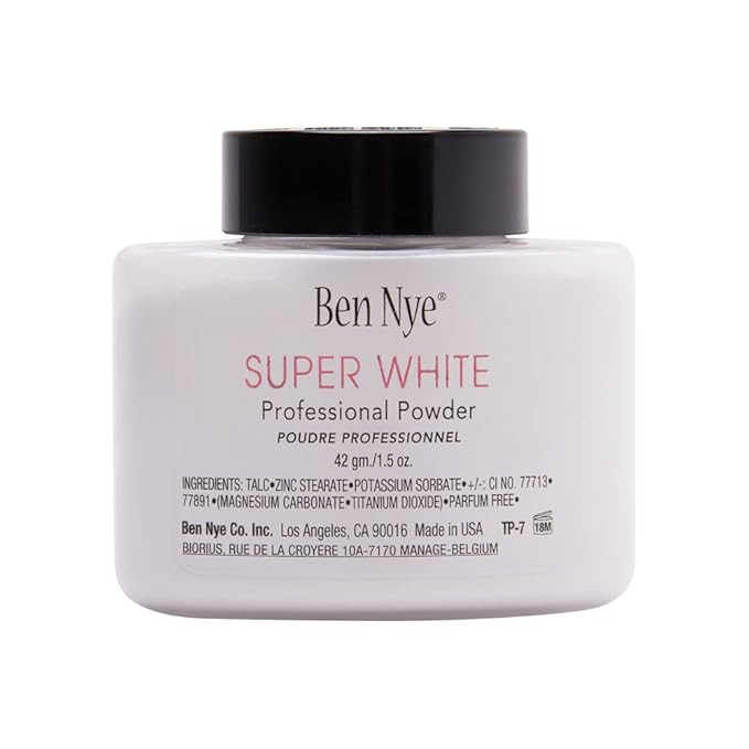 Ben Nye Super White Translucent Face Powder 1.5 Oz Shaker Jar | Amazon (US)