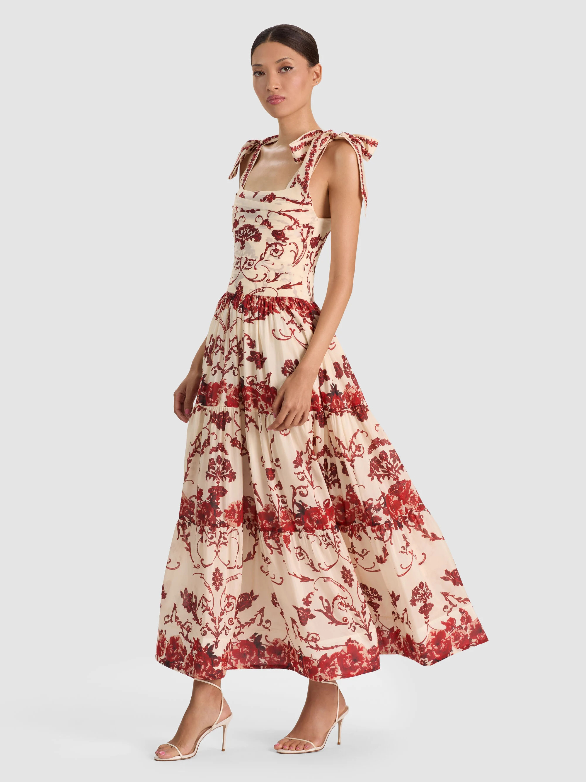 HAVEN FLARED MAXI DRESS | Alice + Olivia
